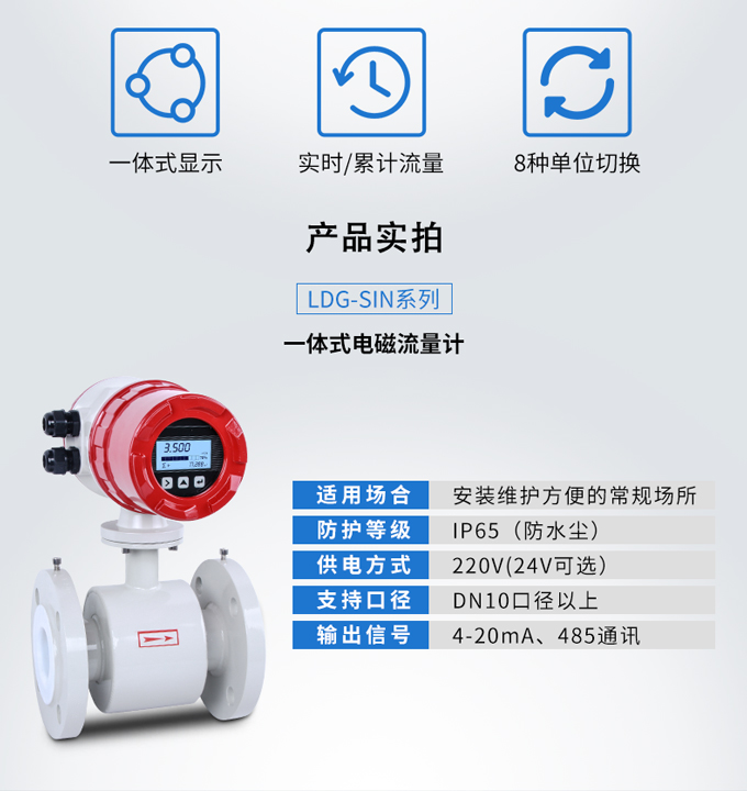 聯測電磁流量計參數